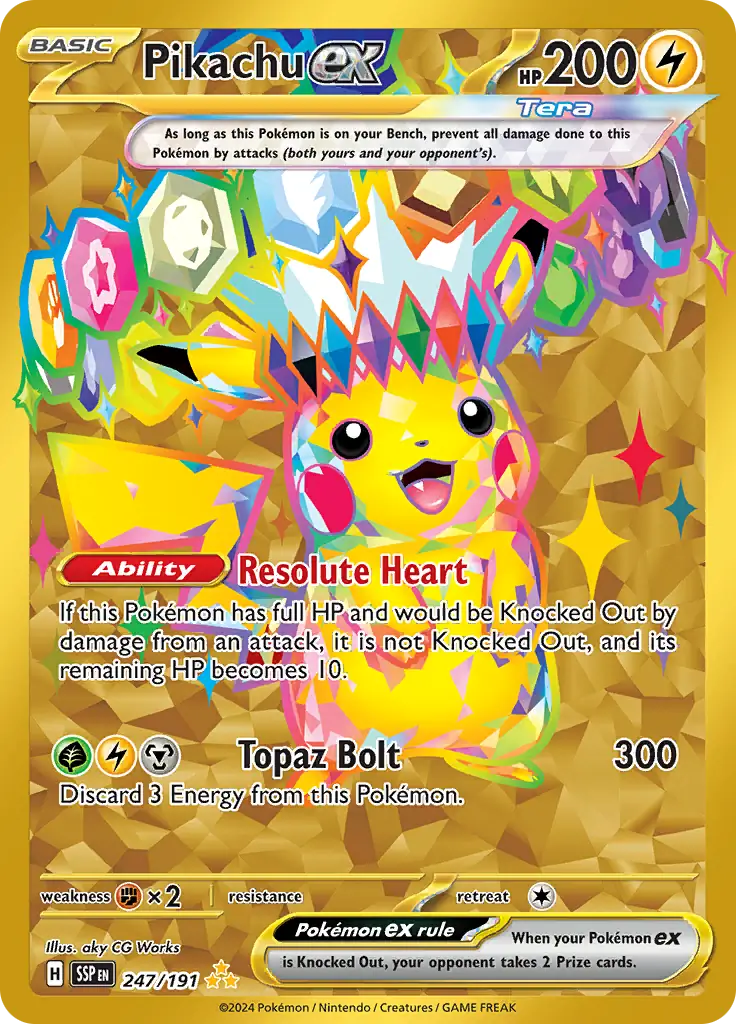 collectables pokemon cards Pikachu EX