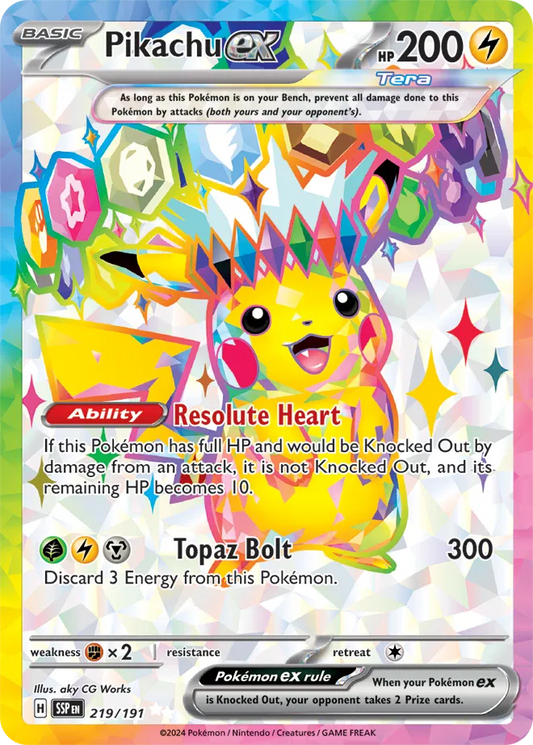 Pikachu EX - # 219