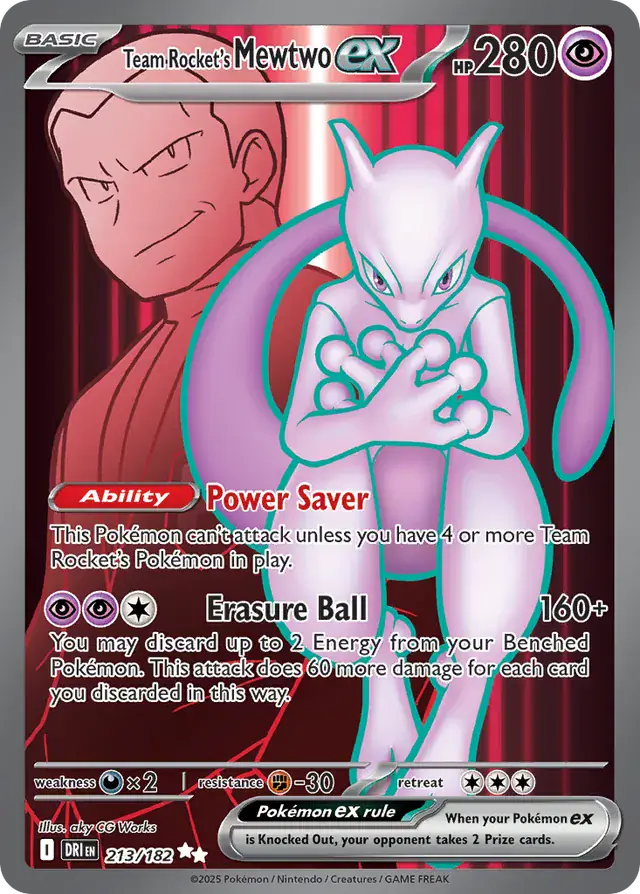 Team Rocket's Mewtwo- # 213