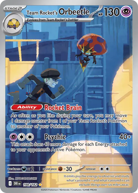 Team Rocket's Orbeetle - # 198